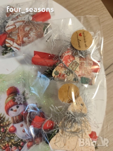 Коледни късмети, снимка 3 - Декорация за дома - 51981824