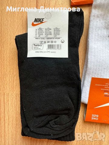 ПАМУЧНИ чорапи Найк/NIKE универсален юношески размер 36-42, снимка 2 - Мъжки чорапи - 47007900