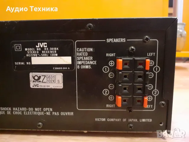 Транзисторен стерео усилвател с вграден тунер JVC RX-301BK
Made in Japan. 130W захранване., снимка 8 - Ресийвъри, усилватели, смесителни пултове - 46875113