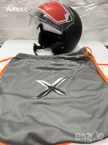 Каска AXOR open face размер L, снимка 6 - Аксесоари и консумативи - 53470495