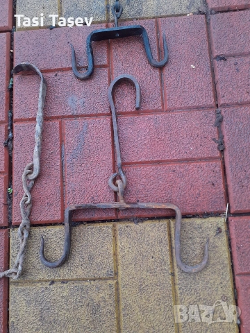 Ръжен за жар, вериги за огнище и ченгел., снимка 2 - Други - 44697737