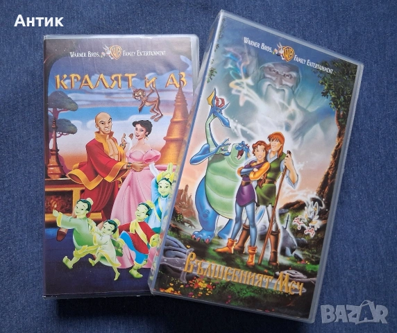Видеокасети VHS Кралят и Аз Вълшебният Меч Анимация, снимка 2 - Други жанрове - 53993503
