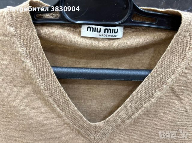 Пуловер, MIU MIU, IT 40 , снимка 5 - Блузи с дълъг ръкав и пуловери - 45257113