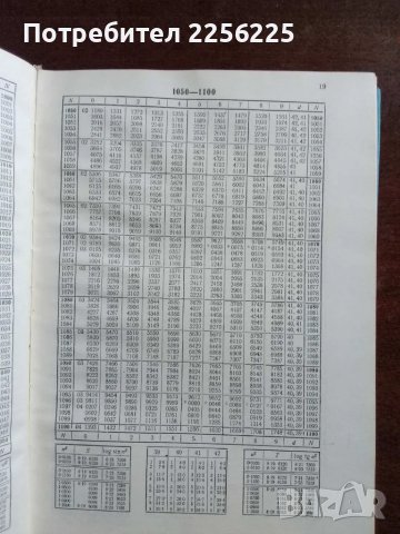 Шестзначни логаритмични таблици, снимка 4 - Специализирана литература - 48096272