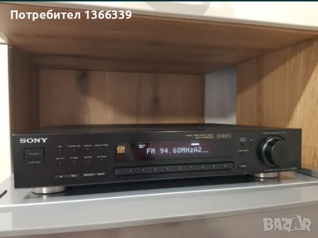 Продавам тунер Sony st s590es, снимка 1 - Ресийвъри, усилватели, смесителни пултове - 47080964