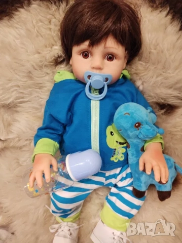 Кукла момче реборн , преродено бебе, реалистична силиконова кукла, снимка 5 - Кукли - 52072030