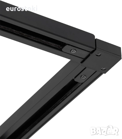 Qazqa  Suplux - Модерна алуминиева 1-фазна шинна осветителна система с 5 лампови точки, черна, снимка 2 - Лампи за таван - 52030422