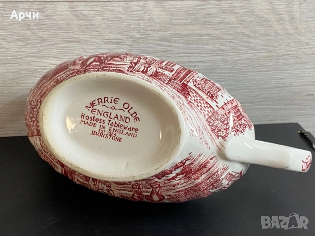 Английска сосиера , снимка 4 - Прибори за хранене, готвене и сервиране - 53703576