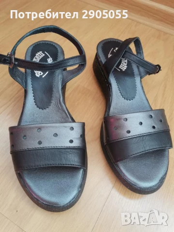 Нови дамски сандали от естествена кожа , снимка 3 - Сандали - 50589488