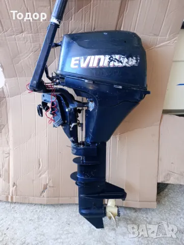 Продавам извънбордов двигател Evinrude 9,9HP, 4т 2014г., снимка 1 - Воден транспорт - 47633938