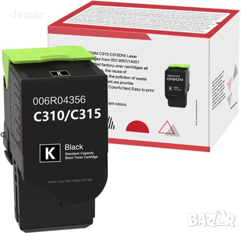 SANCTink C310 C315 Тонер касета, за лазерен принтер Xerox C310 C315 Xerox 006R04356 (1 пакет, черен)