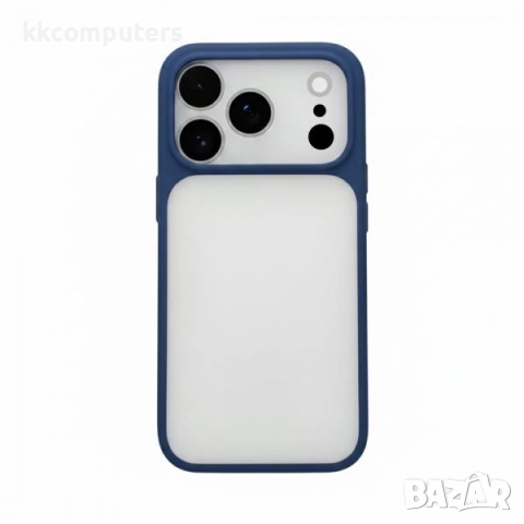 Калъф силикон X-Level Armor / Синя рамка / за iPhone 17 Pro 6.3 Баркод : 3133368
