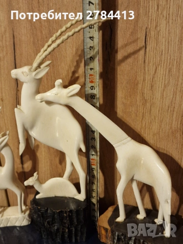 Африкански фигури от слонова кост/ Разпродажба, снимка 4 - Статуетки - 53358479