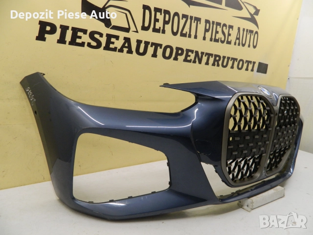 Предна броня BMW Серия 4 G22 / G23 / G26 M-Sport, 2020, 2021, 2022, 2023, 2024, оригинален код 51118, снимка 2 - Части - 52489471