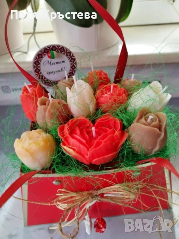 Букети от ароматни соеви свещички, снимка 12 - Други - 35561938