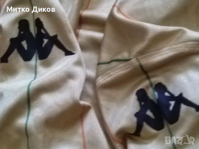 Спортна тениска лъскава материя маркова на Каппа Венеция Италия игрална размер С като нова, снимка 6 - Футбол - 51665574