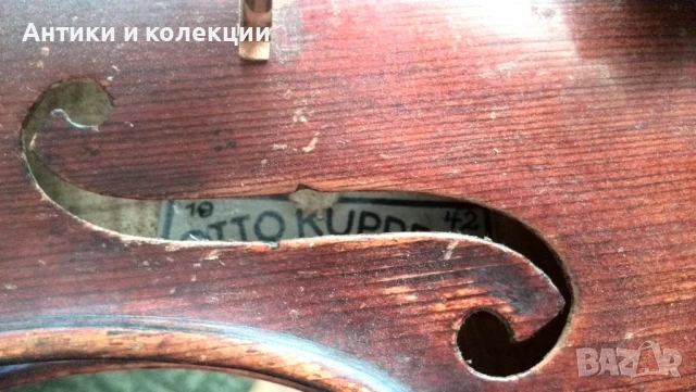 Стара цигулка от 1942г, снимка 15 - Антикварни и старинни предмети - 51261906