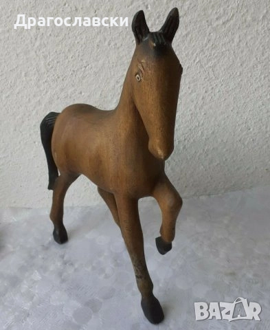  Голям кон пластика метал фигура статуетка, стара, метал, дърво, снимка 10 - Статуетки - 28877668