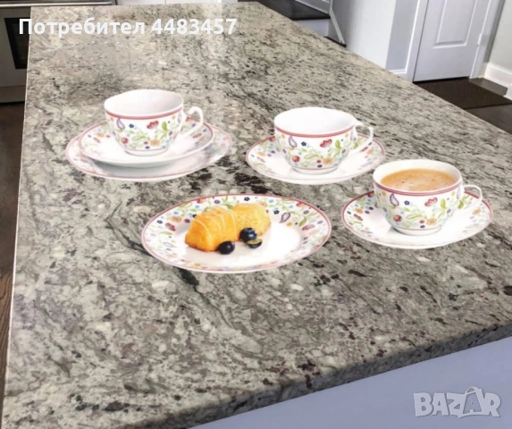 Порцеланов луксозен сервиз Ritzenhoff & Breker Doppio Shanti 18 части , снимка 3 - Сервизи - 53457361