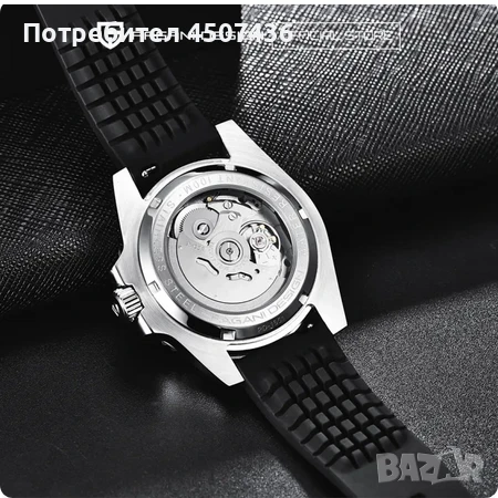 PAGANI DESIGN EXPLORER автоматичен часовник с механизъм SEIKO NH35, стъкло сапфир, водоустойчив, снимка 3 - Мъжки - 51207732