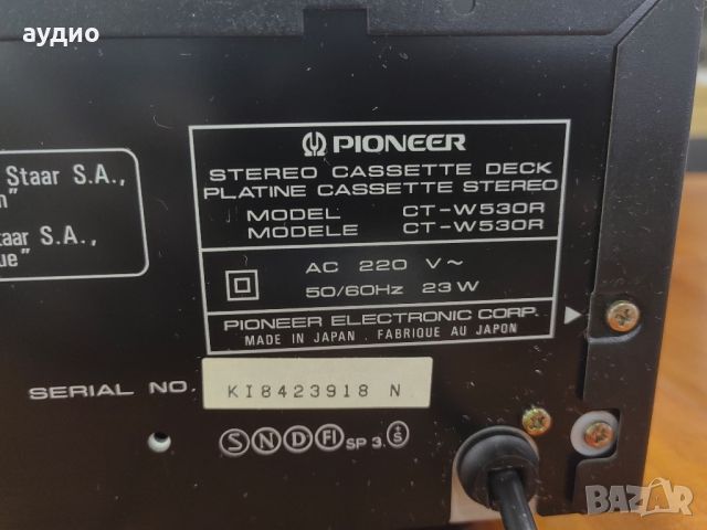 PIONEER CT-530R, снимка 8 - Декове - 46009449