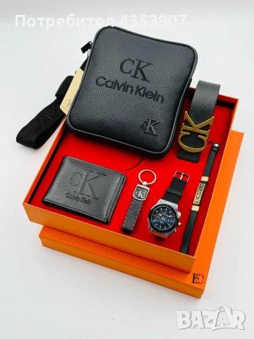 Чантa часовник сет кутия Calvin Klein, снимка 8 - Мъжки - 51170012