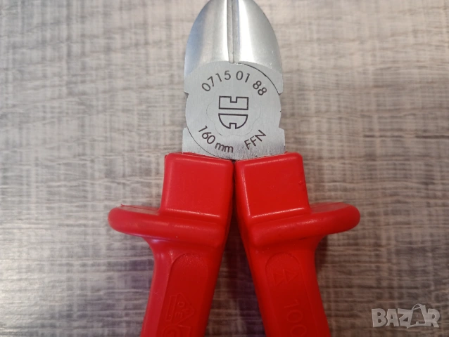 Wurth 1000V клещи секачки 160 мм, снимка 2 - Клещи - 54213368