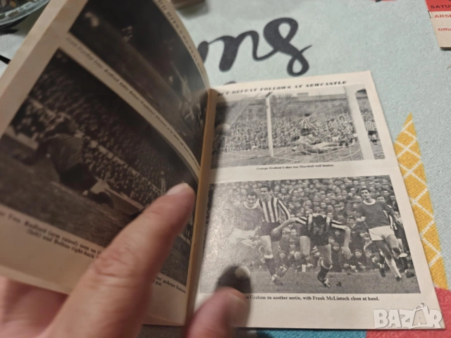 Arsenal-Manchester City-season 1967-1868-автентична програма за мача, снимка 5 - Фен артикули - 52068575
