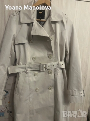 Бежов тренчкот, снимка 4 - Палта, манта - 53128207