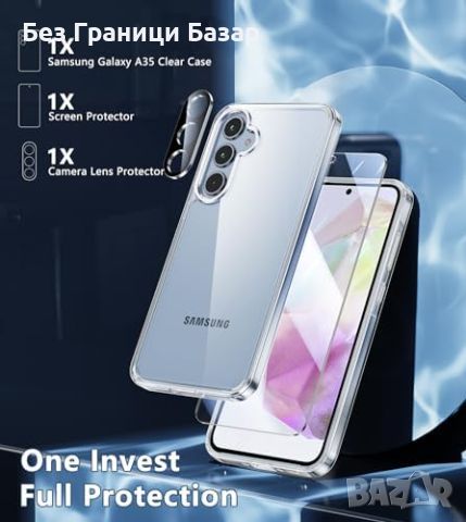 Нов Прозрачен Кейс Гръб Калъф телефон Samsung A35-5G Анти-пожълтяване Лек и Тънък Самсунг, снимка 3 - Калъфи, кейсове - 45341347