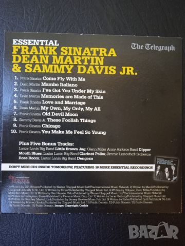 Два оригинални диска с JAZZ Music - Frank Sinatra, Dean Martin & Sammy Davis Jr, снимка 3 - CD дискове - 45952949