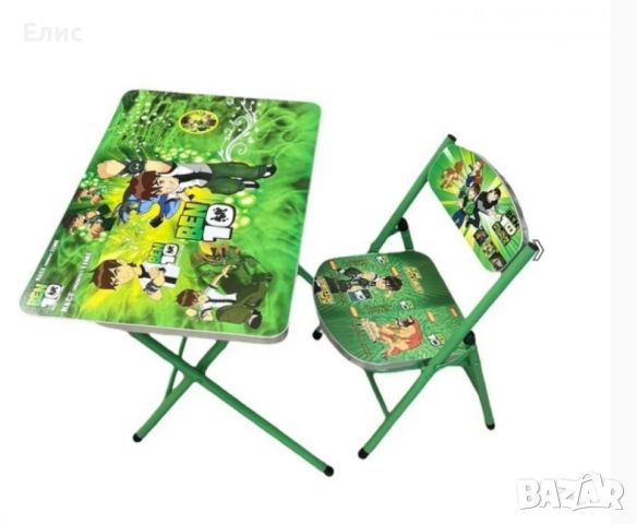 Детска маса със столче, снимка 4 - Мебели за детската стая - 45482671