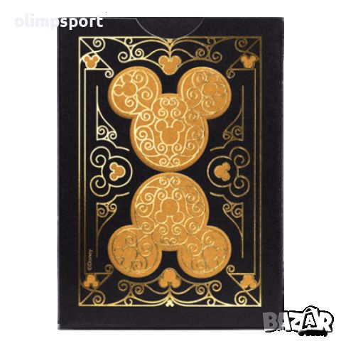 карти за игра BICYCLE MICKEY MOUSE BLACK AND GOLD  нови , снимка 6 - Карти за игра - 46703717