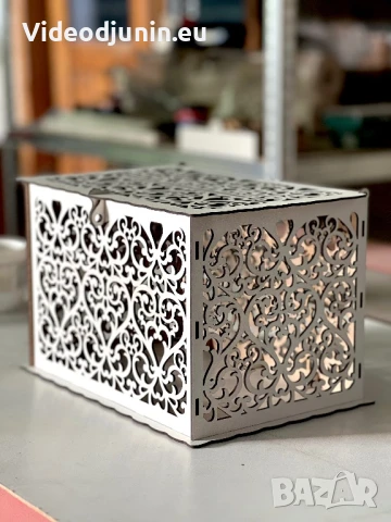 Сватбена кутия за пари, снимка 4 - Подаръци за сватба - 51133527