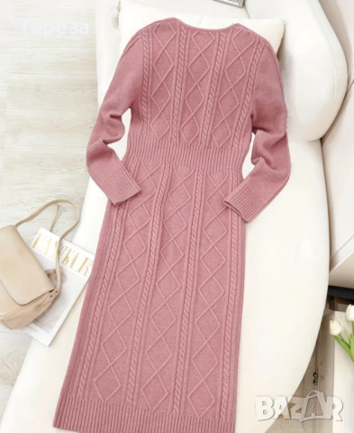 🆕️ Плетена рокля /L-XL , снимка 2 - Рокли - 54176291