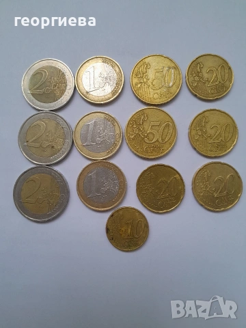 интересни евромонети франция 1999-2002, снимка 5 - Нумизматика и бонистика - 54066858