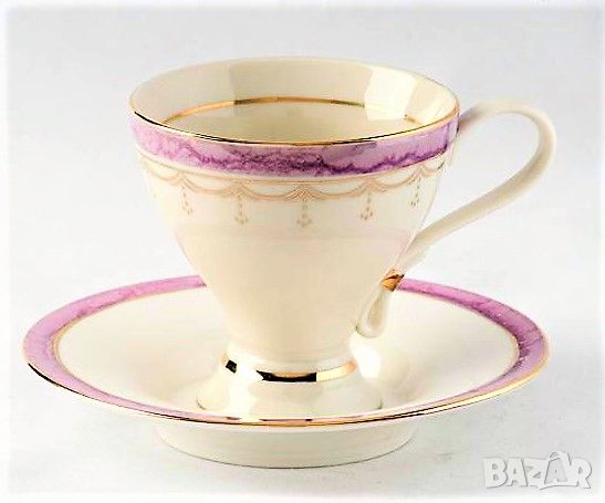 Чаши за кафе от фин порцелан , снимка 3 - Чаши - 28632381