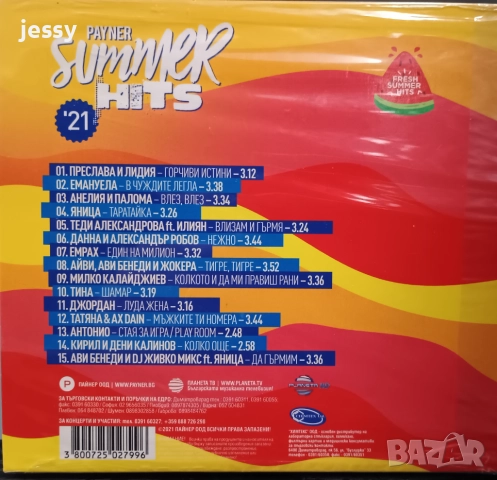 Payner summer hits 2012, 2019, , снимка 8 - CD дискове - 25842842