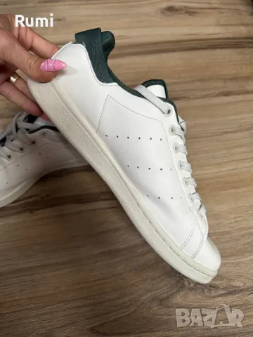 Оригинални кожени кецове ADIDAS STAN SMITH ! 44 н, снимка 3 - Кецове - 48449212