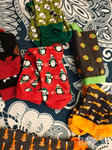 53 чифта памучни маркови чорапи, снимка 15 - Дамски чорапи - 51552574