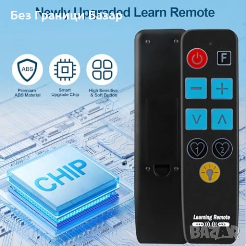 Ново Универсално TV дистанционно с големи бутони, светещи клавиши, снимка 6 - Дистанционни - 53572953