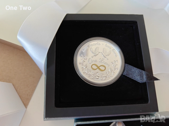 Сребърна монета 1 oz One Love 2026 1oz Silver Proof Coloured Coin, снимка 6 - Нумизматика и бонистика - 52706567