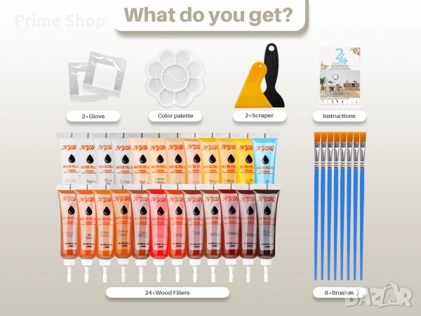 Професионален комплект за ремонт на дърво и мебели NYBQ, снимка 8 - Други инструменти - 53750258