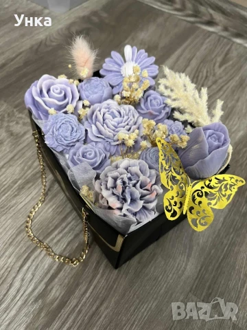 Кошничка с ароматизирани соеви цветя, снимка 4 - Други - 51345962