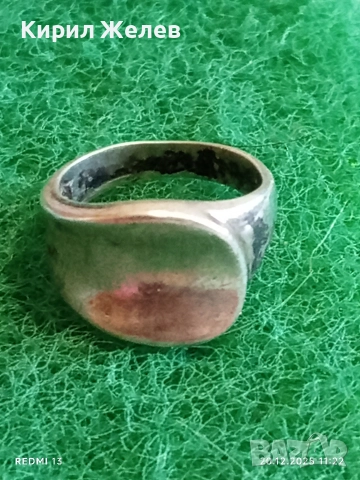 СРЕБЪРЕН АНГЛИЙСКИ СТИЛ АРТ НУВО СТИЛ ПРЪСТЕН 52354, снимка 2 - Пръстени - 52855737