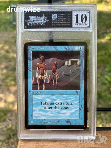 Magic The Gathering- Time Walk Card