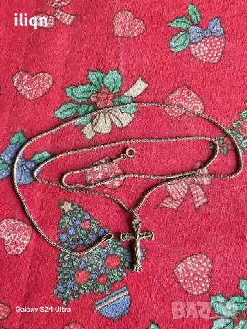 Сребърен синджир с висулка. 55см. Цена 29лв. Разгледайте и останалите ми обяви., снимка 3 - Колиета, медальони, синджири - 49830261