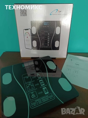 Смарт фитнес кантар Bluetooth, анализ на тялото 14 показателя, снимка 13 - Друга електроника - 54012626