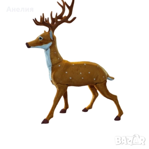 Елегантен коледен елен – перфектната празнична декорация, снимка 4 - Декорация за дома - 52628260
