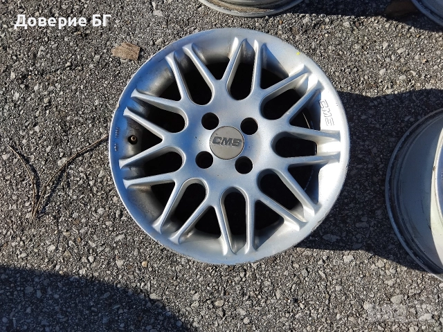 Продавам комплект 4 броя алуминиеви лети джанти марка CMS, Dacia Renault Volkswagen , снимка 15 - Гуми и джанти - 52806801